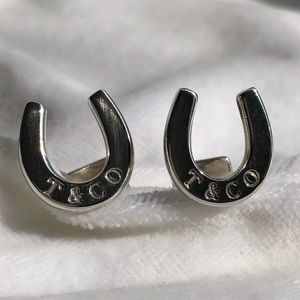 Tiffany & Co. Silver Horseshoe Cuff Links